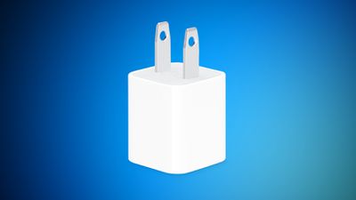 Característica del cargador Apple 5W en color azul