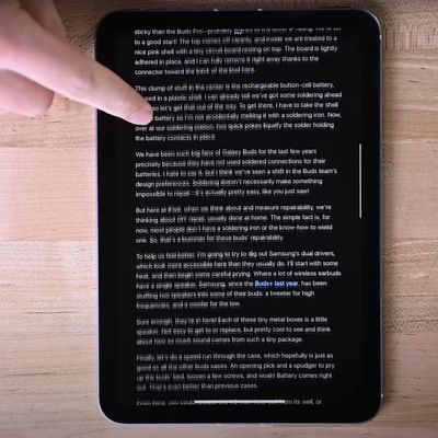 ipad mini jelly scrolling ifixit