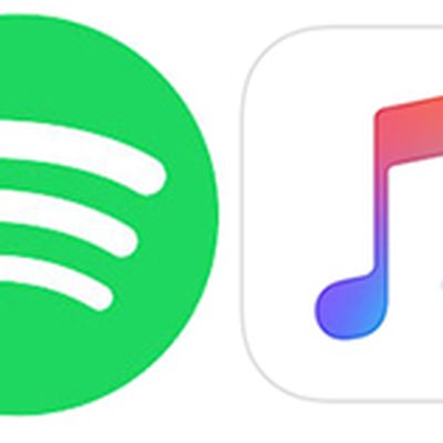 Spotify Apple Music logos
