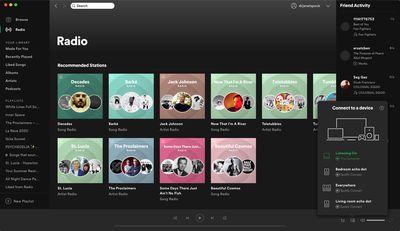 Spotify for Can Now Streams to Devices - MacRumors