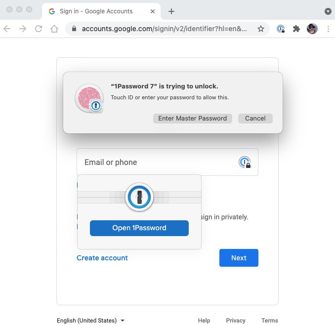 integrate ipad with 1password for mac