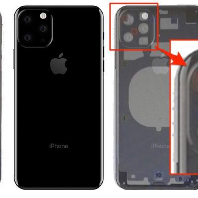 2019 iphone triple lens triangle onleaks