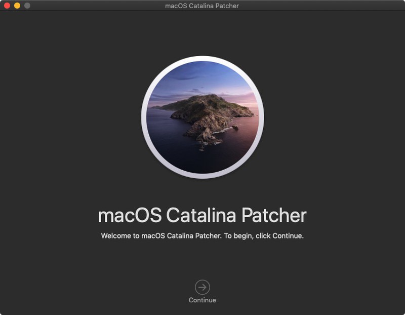 Macos catalina patcher tool for unsupported macs os