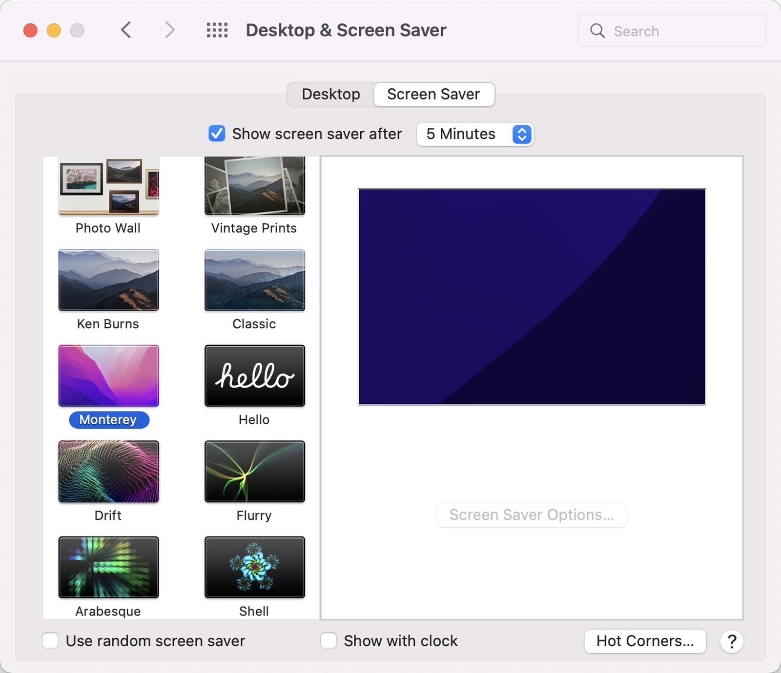 macOS Monterey Includes New 'Monterey' Screen Saver ...