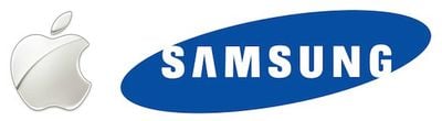 apple samsung logos