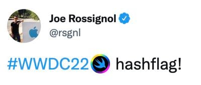 wwdc22 hashflag