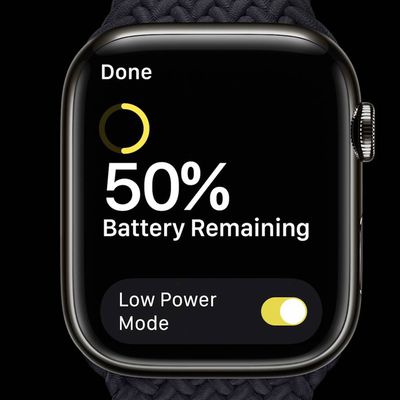 Apple Watch Low Power Mode watchOS 9