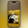 cat couch lock screen clock compact mode