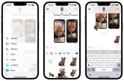 ios 17 pegatinas mensajes