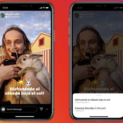 instagram stories translation