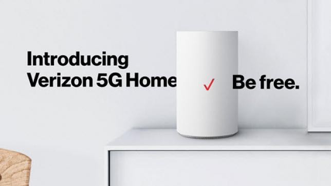 Verizon's $50 5G Home Internet Service Launching October 1 With No Data