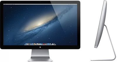 apple thunderbolt display front side