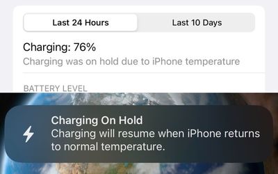 Notificación de bloqueo de batería de iOS 16