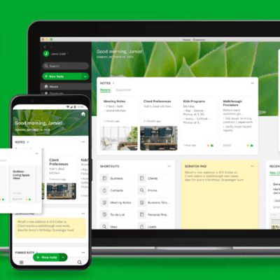 evernote home