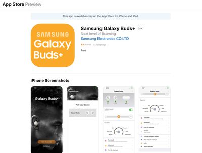 galaxy buds ios app store preview