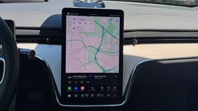 2025 volvo ex90 google maps