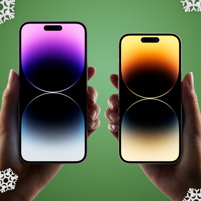 iphone 14 pro hands snowflakes 1