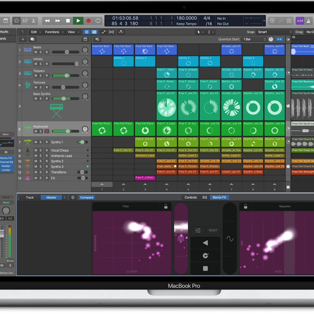 send a live instrument through a synthesizer in logic pro 8