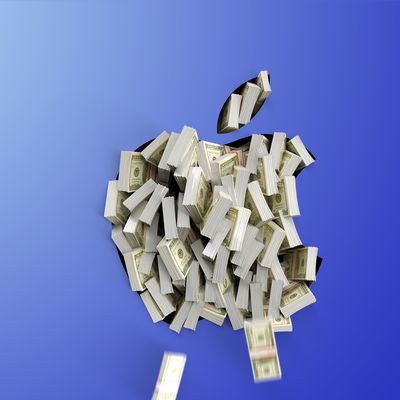 Apple Logo Cash Blue