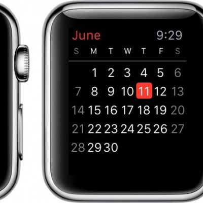 Apple Watch Calendar 1