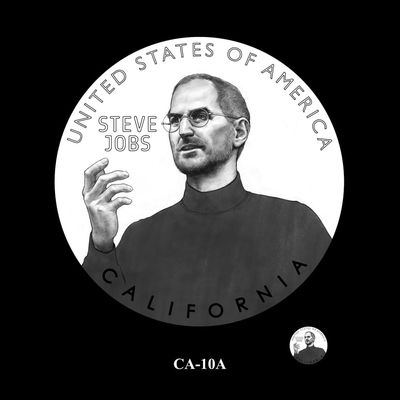 california steve jobs coin