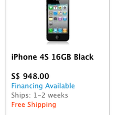 iphone 4s preorder singapore
