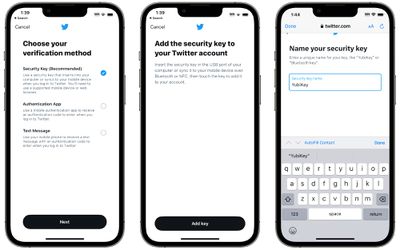 twitter security keys