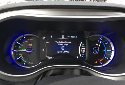 pacifica driver display