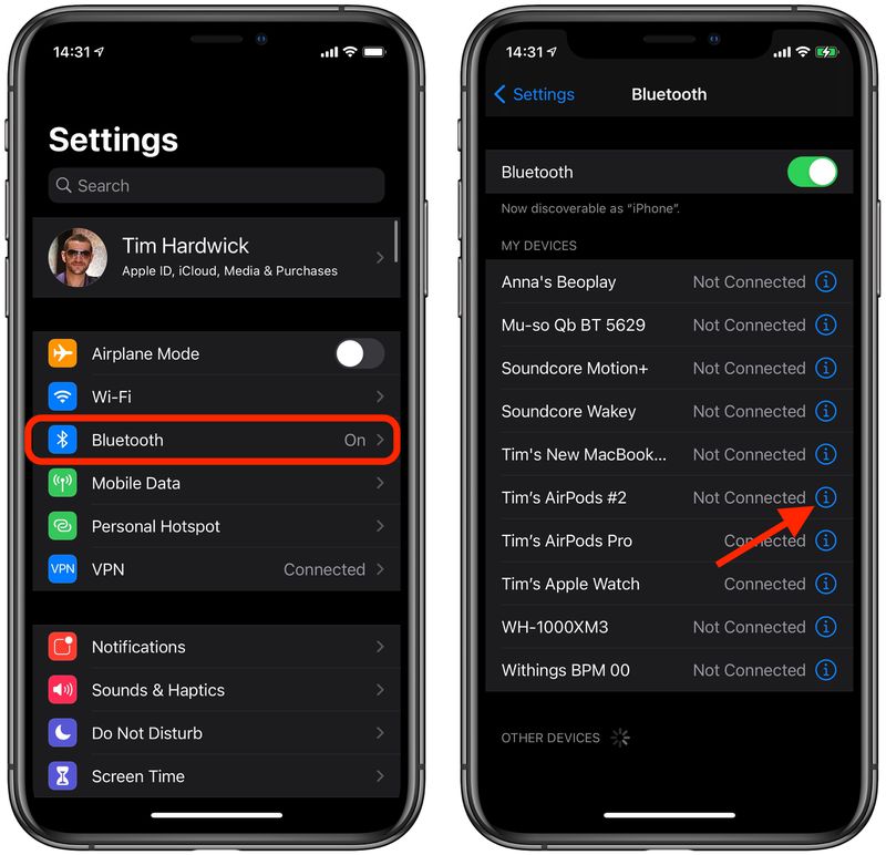 AirPods How to Automatically Switch Between Devices MacRumors