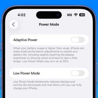 adaptive power mode