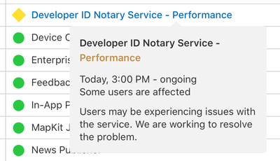 developer notary service