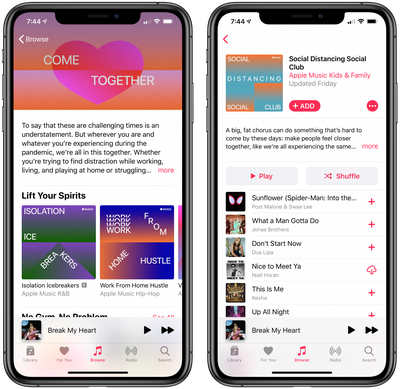 apple music new playlists