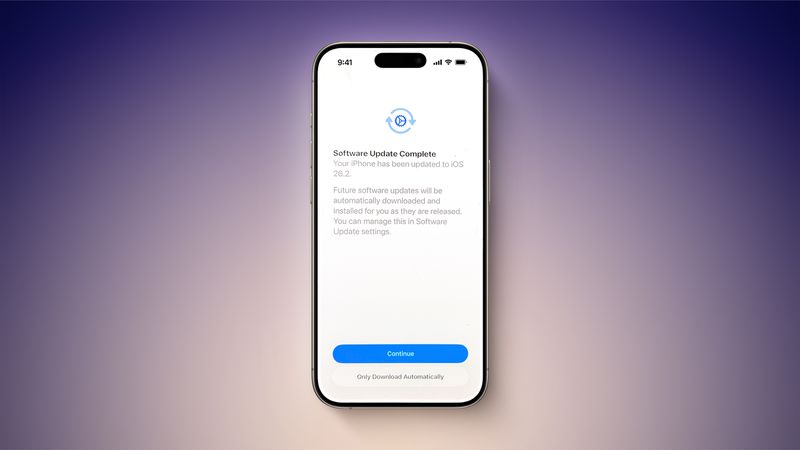 PSA: iOS 26.2 Turns on Automatic Software Updates for Some Users ...