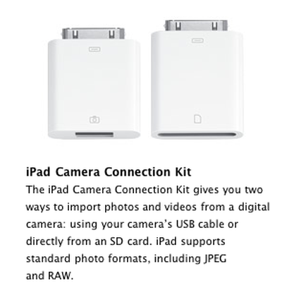 110740 ipad camera connection kit
