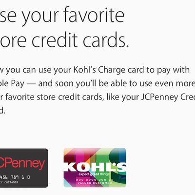 apple pay store cards