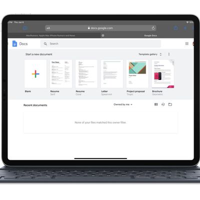 google docs ipados