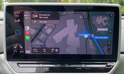 2021 vw id4 carplay apple maps