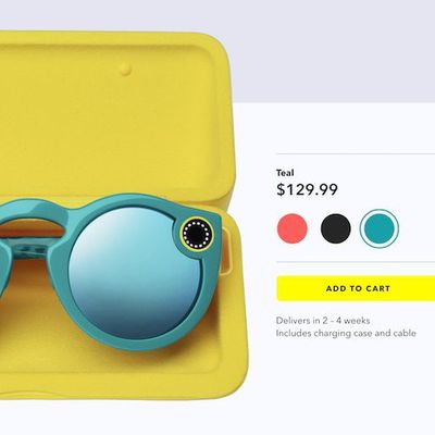 Prix lunette outlet snapchat