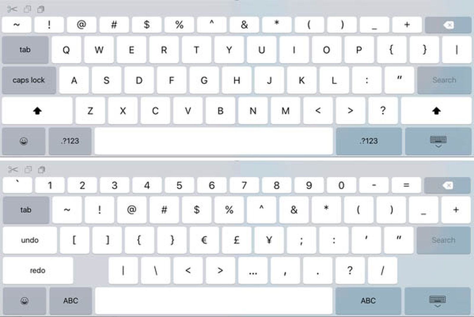 iOS 9 iPad Keyboard Scales to Larger Size, Hinting Towards 'iPad