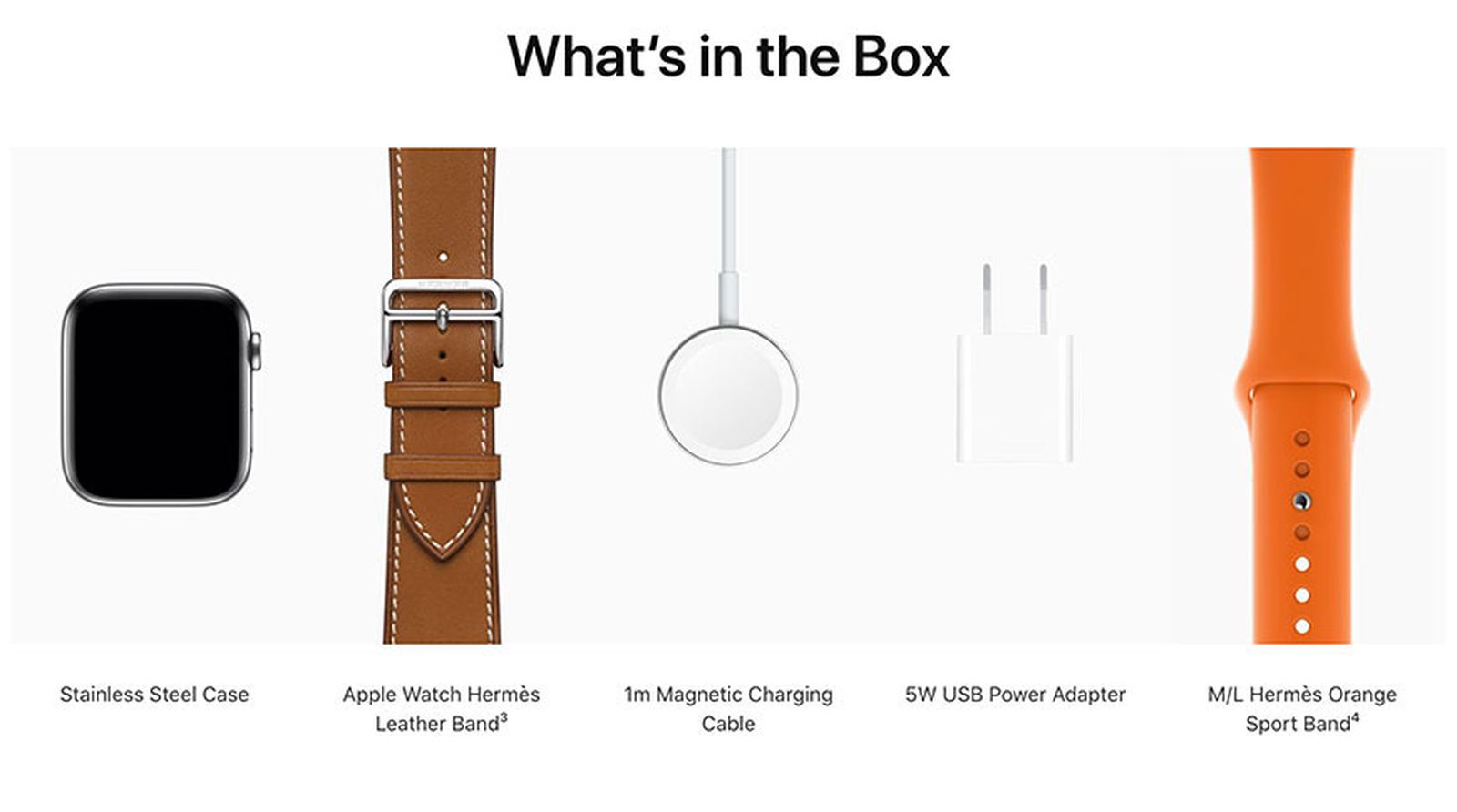 Apple Removes 5W Power Adapter From Apple Watch Edition and Apple Watch Hermès
