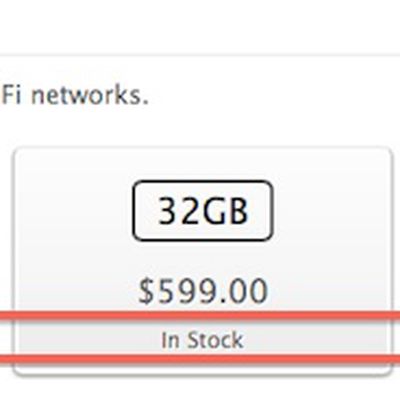 ipad 4 in stock