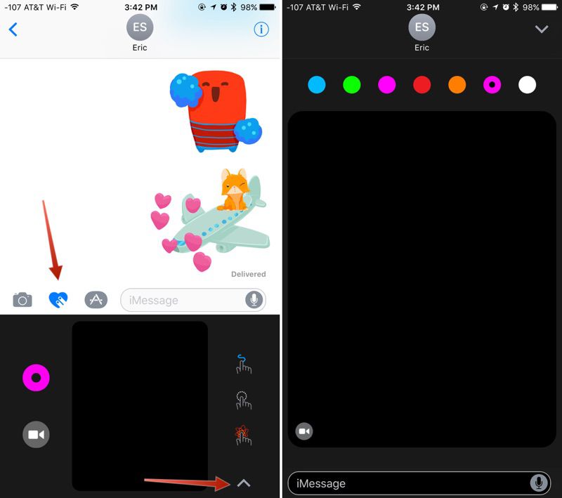Messages in iOS 10: How to Use Digital Touch - MacRumors