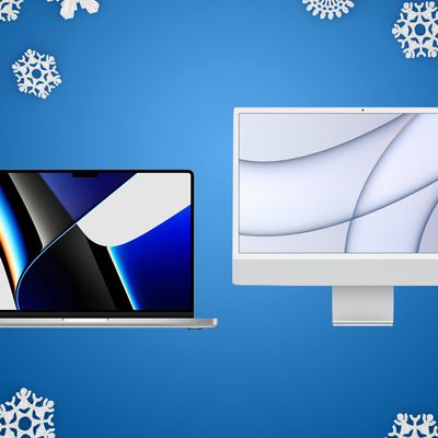 mac imac snowflakes