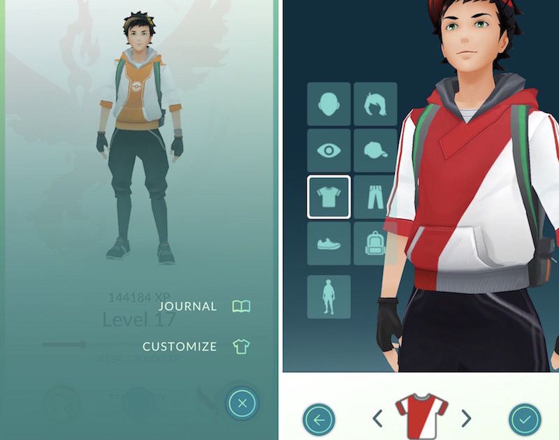 'Pokémon Go' Updates With Avatar Customization, Removal of Footstep ...