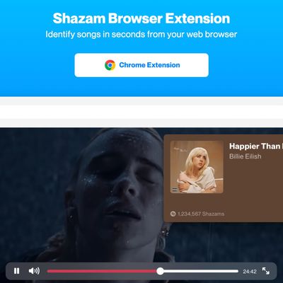 shazam chrome extension