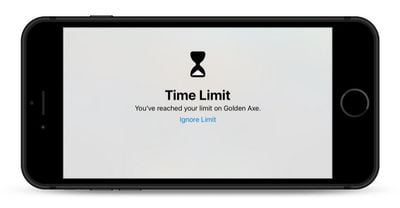how to set app limits in ios 12