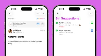 ios 26 reminders suggestions