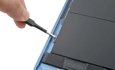 Ifixit ipad air 5 pestañas de batería