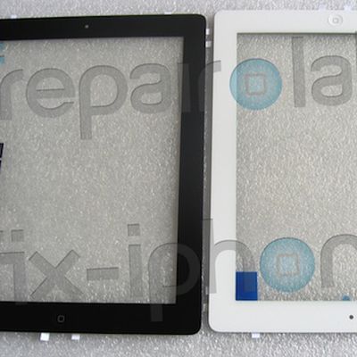 ipad 3 digitizer black white