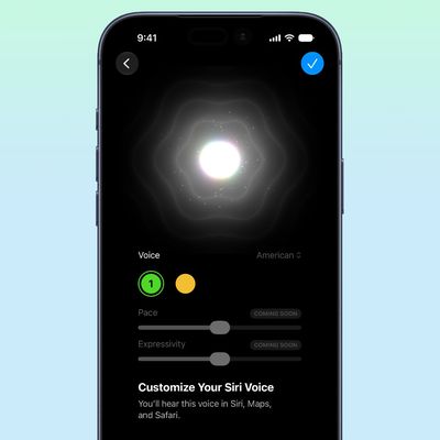 Costume Siri Voice Expressiveness Feature